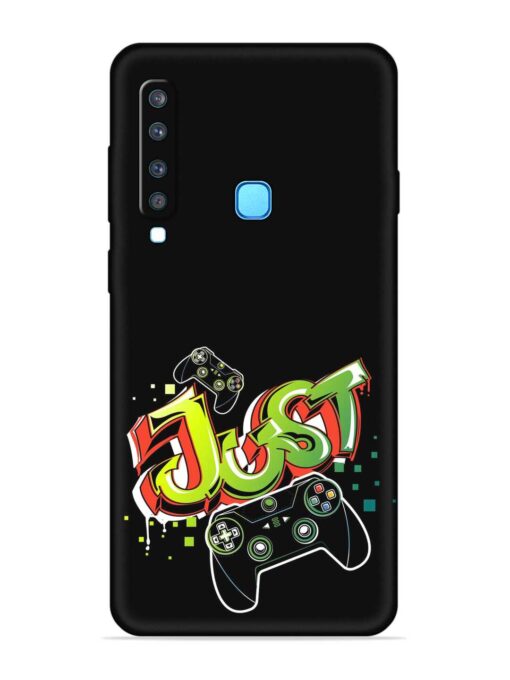 Graffiti Gamepad Illustration Embossed Soft Silicone Case for Samsung Galaxy A9 (2018)