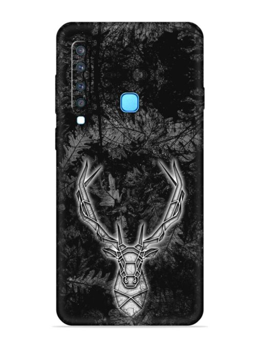 Ancient Deer Embossed Soft Silicone Case for Samsung Galaxy A9 (2018)