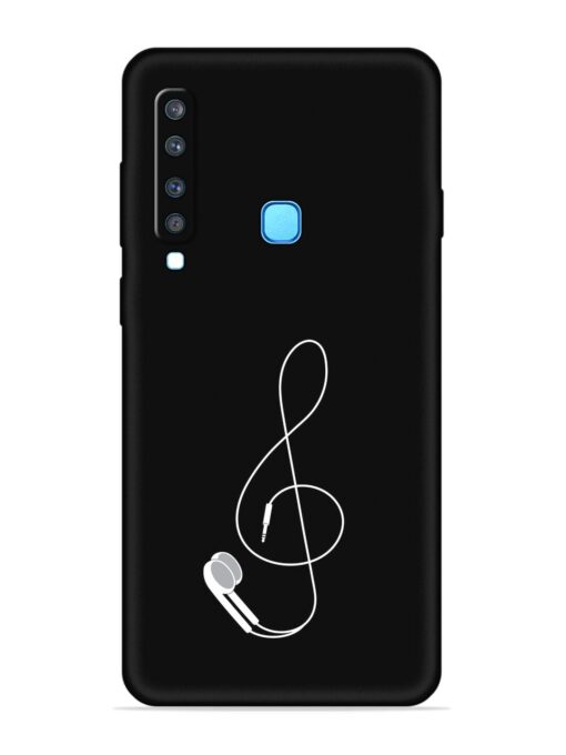 Music Earphone Vector Embossed Soft Silicone Case for Samsung Galaxy A9 (2018) Zapvi