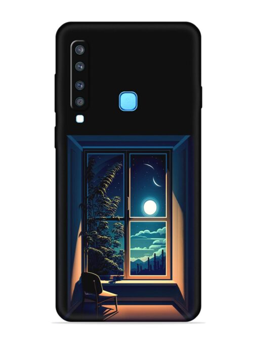 Night View At Window Embossed Soft Silicone Case for Samsung Galaxy A9 (2018)