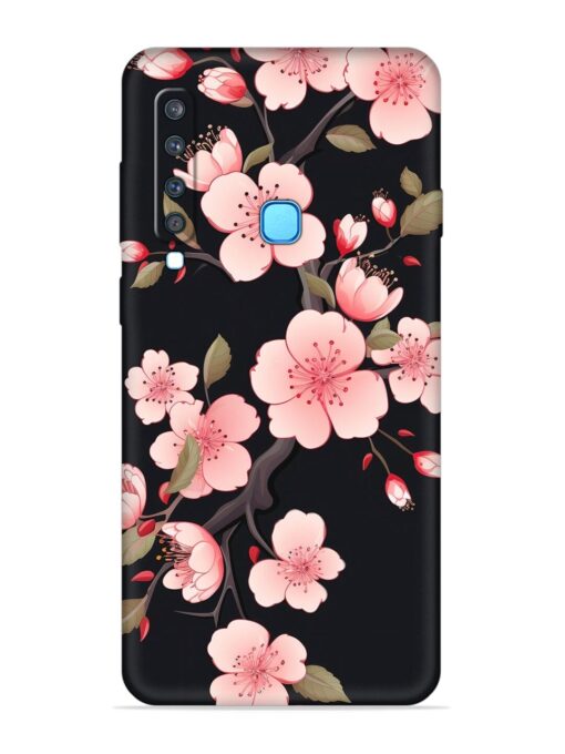 Cherry Blossom Embossed Soft Silicone Case for Samsung Galaxy A9 (2018) Zapvi