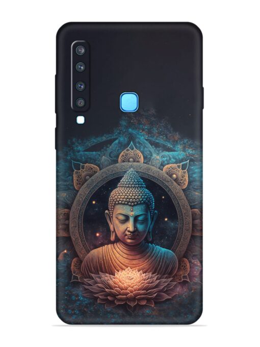 Gautam Buddha Embossed Soft Silicone Case for Samsung Galaxy A9 (2018)