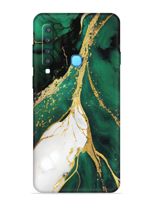 Blue Marble Art Embossed Soft Silicone Case for Samsung Galaxy A9 (2018)