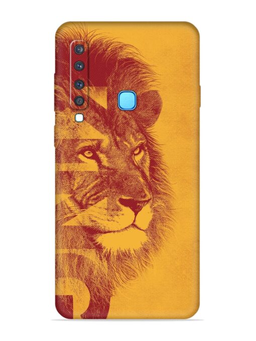 Gold Lion Crown Art Embossed Soft Silicone Case for Samsung Galaxy A9 (2018)