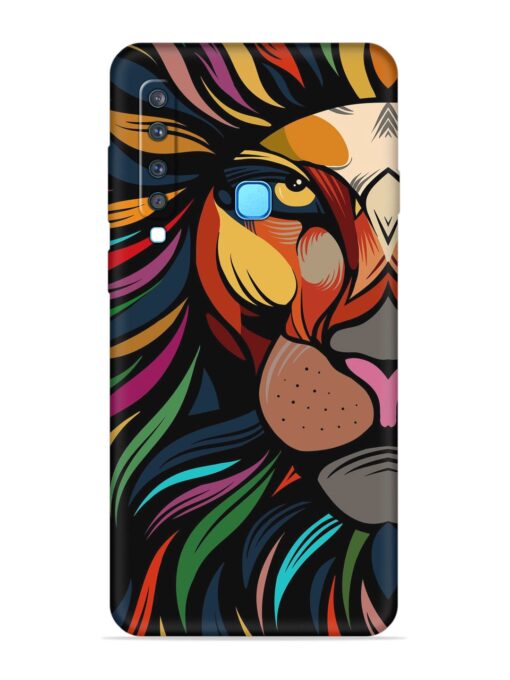 Trippy Lion Art Embossed Soft Silicone Case for Samsung Galaxy A9 (2018) Zapvi