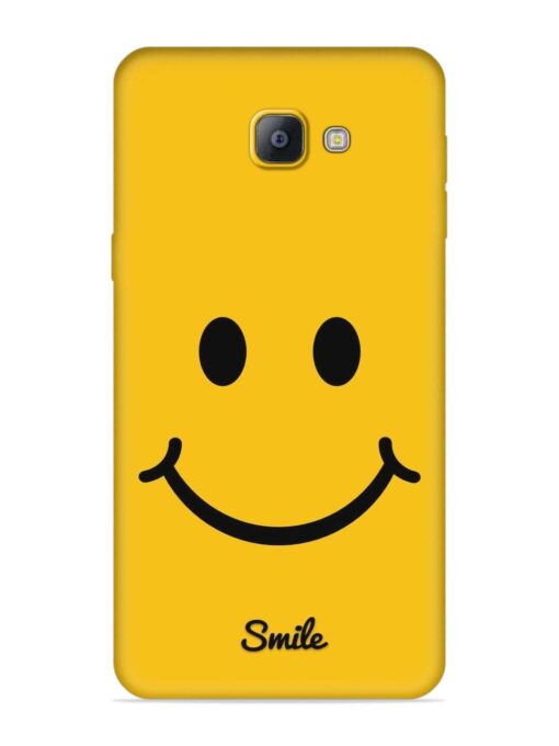 Yellow Smiley Embossed Soft Silicone Case for Samsung Galaxy A9 Pro