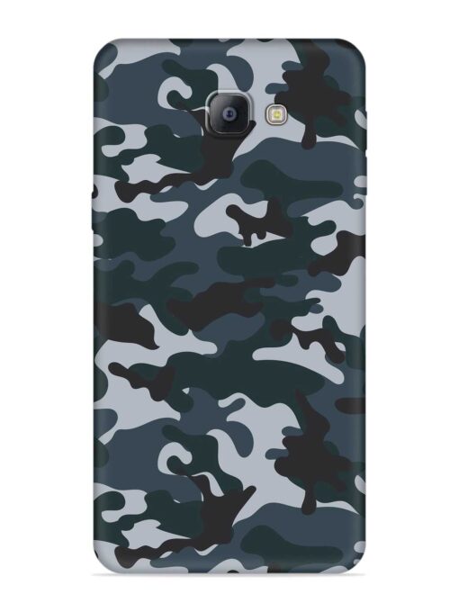 Dark Blue Army Military Art Embossed Soft Silicone Case for Samsung Galaxy A9 Pro