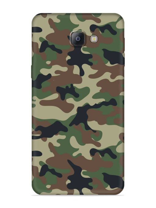 Army Military Camouflage Dark Green Embossed Soft Silicone Case for Samsung Galaxy A9 Pro