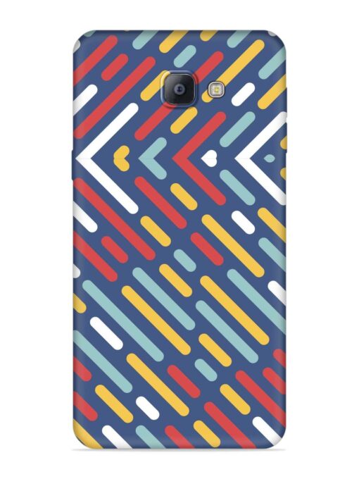 Colored Lines Embossed Soft Silicone Case for Samsung Galaxy A9 Pro