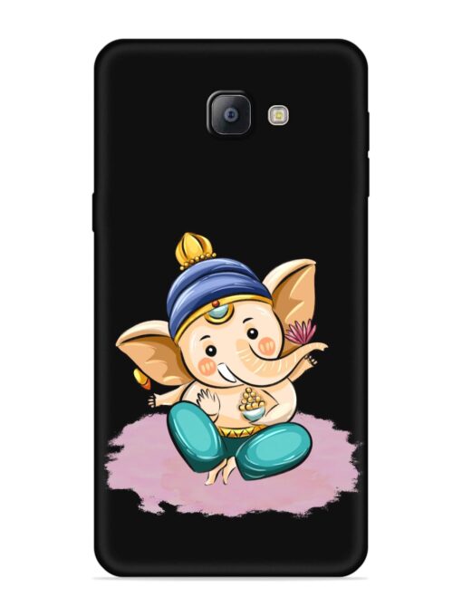 Bal Ganesh Vector Art Embossed Soft Silicone Case for Samsung Galaxy A9 Pro