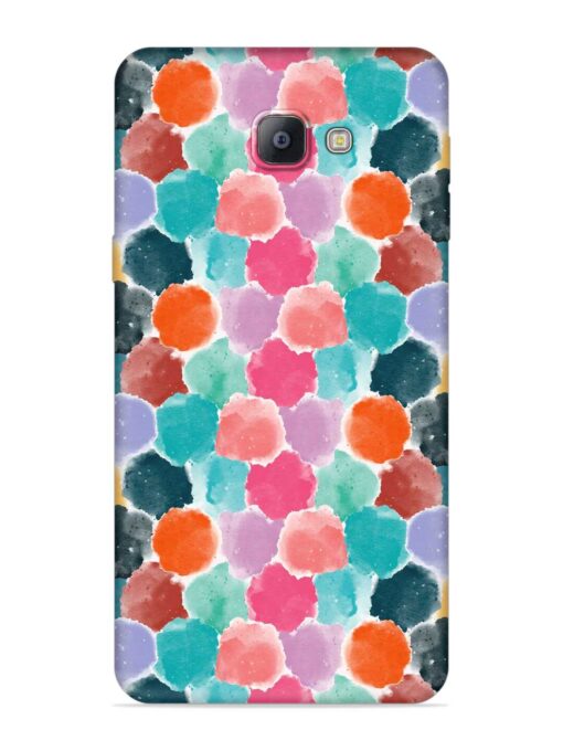 Colorful Seamless Pattern Embossed Soft Silicone Case for Samsung Galaxy A9 Pro