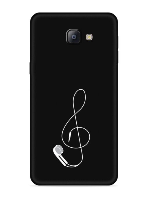 Music Earphone Vector Embossed Soft Silicone Case for Samsung Galaxy A9 Pro Zapvi