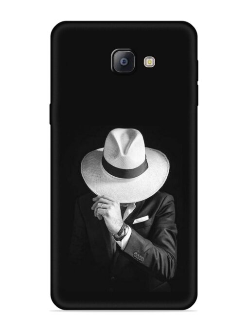 Men Under Hat Embossed Soft Silicone Case for Samsung Galaxy A9 Pro Zapvi