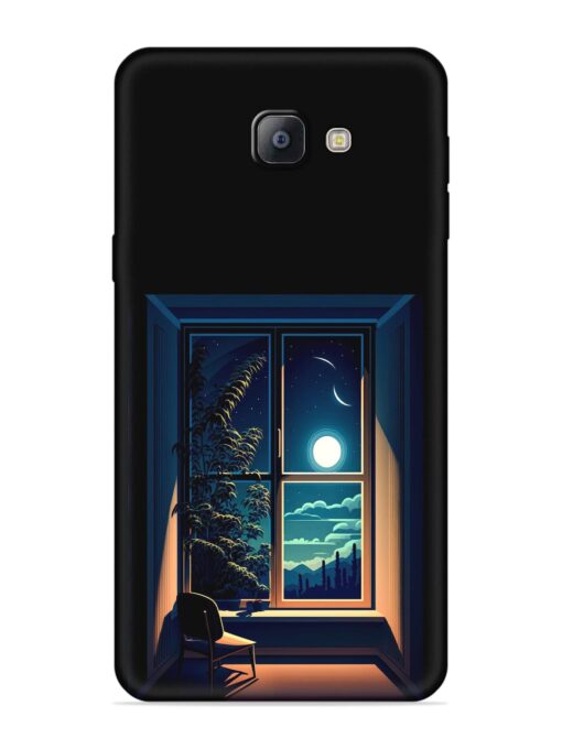 Night View At Window Embossed Soft Silicone Case for Samsung Galaxy A9 Pro