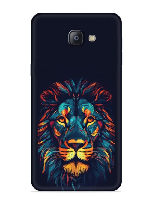 Colorful Lion Embossed Soft Silicone Case for Samsung Galaxy A9 Pro