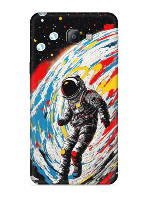 Astronaut Art Embossed Soft Silicone Case for Samsung Galaxy A9 Pro