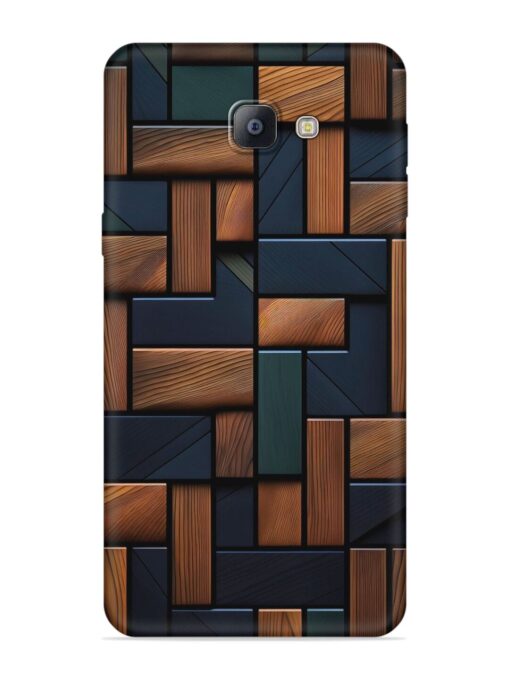 Wooden Background Cubes Embossed Soft Silicone Case for Samsung Galaxy A9 Pro