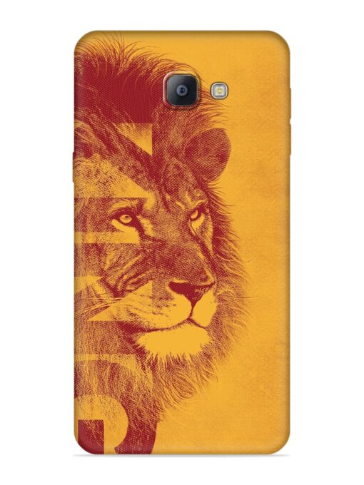 Gold Lion Crown Art Embossed Soft Silicone Case for Samsung Galaxy A9 Pro