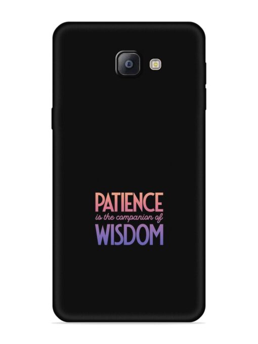 Patience Is The Embossed Soft Silicone Case for Samsung Galaxy A9 Pro