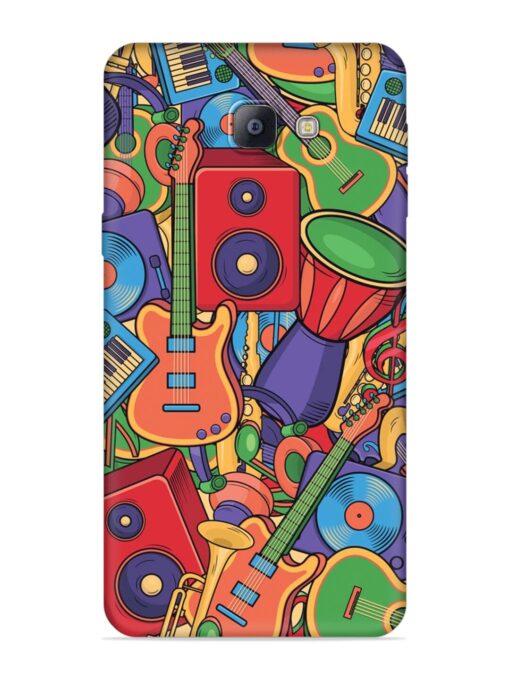 Colorful Music Art Embossed Soft Silicone Case for Samsung Galaxy A9 Pro