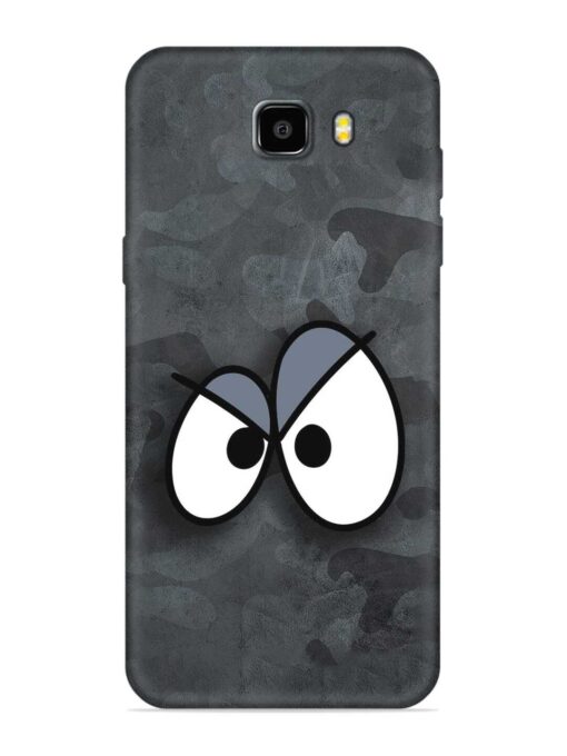 Big Eyes Night Mode Embossed Soft Silicone Case for Samsung Galaxy C9 Zapvi