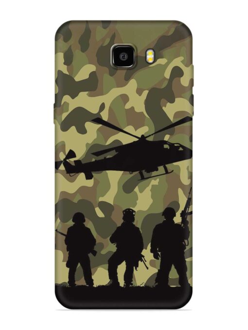 Army Heros Embossed Soft Silicone Case for Samsung Galaxy C9