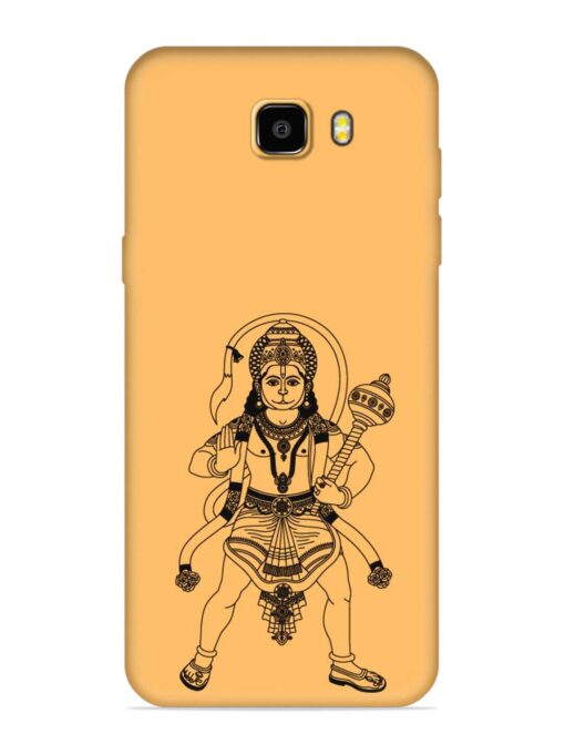 Indian God Hanuman Embossed Soft Silicone Case for Samsung Galaxy C9 Zapvi