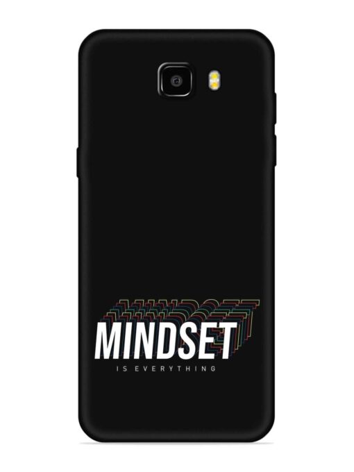 Mindset Everything Slogan Embossed Soft Silicone Case for Samsung Galaxy C9