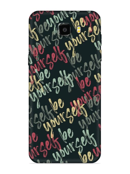 Yourself Seamless Embossed Soft Silicone Case for Samsung Galaxy C9