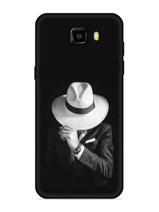 Men Under Hat Embossed Soft Silicone Case for Samsung Galaxy C9