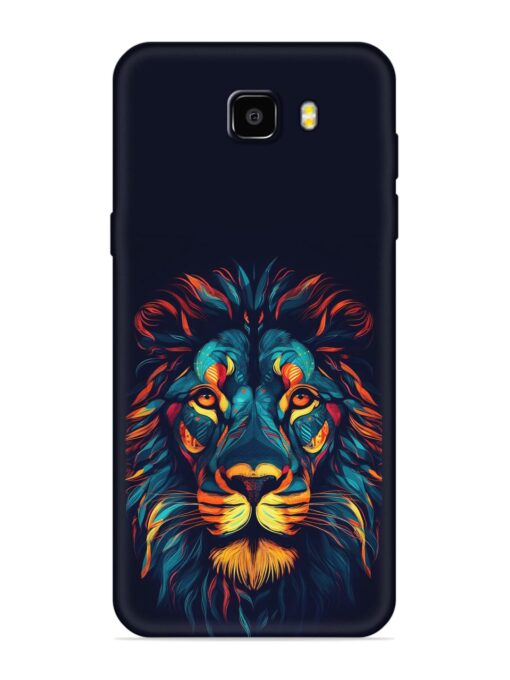 Colorful Lion Embossed Soft Silicone Case for Samsung Galaxy C9 Zapvi