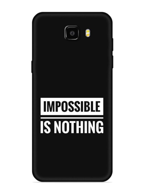 Impossible Is Nothing Embossed Soft Silicone Case for Samsung Galaxy C9