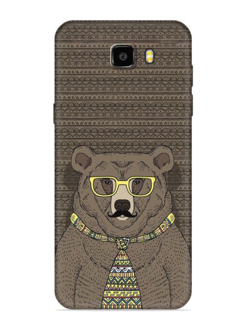 Grizzly Bear Embossed Soft Silicone Case for Samsung Galaxy C9 Zapvi