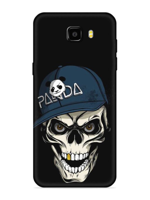 Panda Skull Embossed Soft Silicone Case for Samsung Galaxy C9 Pro Zapvi