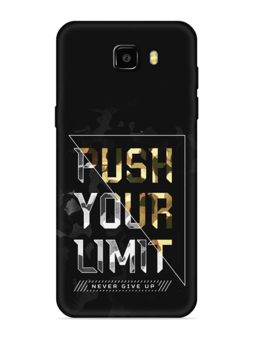 Push Your Limits Embossed Soft Silicone Case for Samsung Galaxy C9 Pro