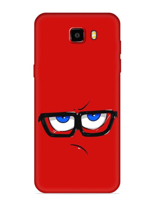 Rad Angry Face Embossed Soft Silicone Case for Samsung Galaxy C9 Pro