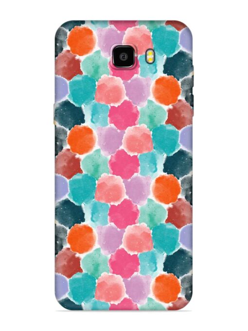 Colorful Seamless Pattern Embossed Soft Silicone Case for Samsung Galaxy C9 Pro Zapvi