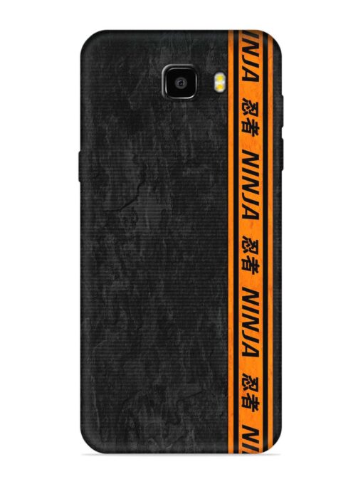 Ninja Srtips Embossed Soft Silicone Case for Samsung Galaxy C9 Pro