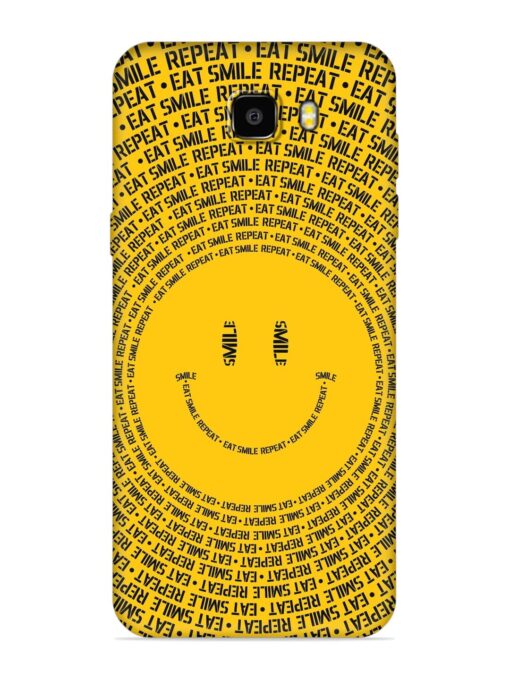 Smiley Embossed Soft Silicone Case for Samsung Galaxy C9 Pro Zapvi