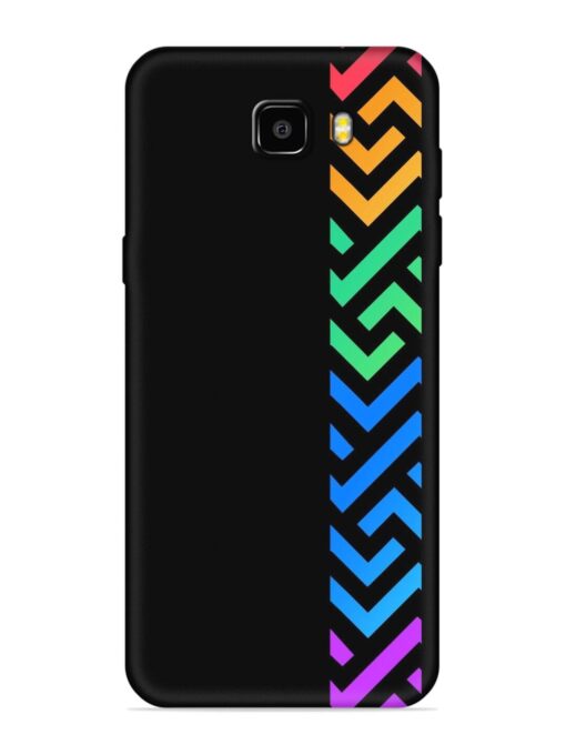 Colorshape Stripes Embossed Soft Silicone Case for Samsung Galaxy C9 Pro Zapvi