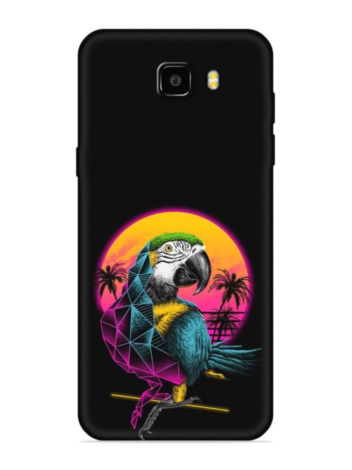 Rad Parrot Embossed Soft Silicone Case for Samsung Galaxy C9 Pro Zapvi