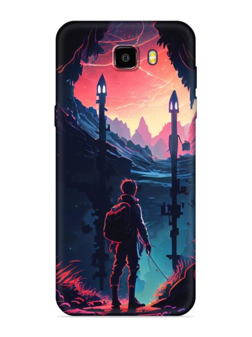 Cgs Artwork Embossed Soft Silicone Case for Samsung Galaxy C9 Pro