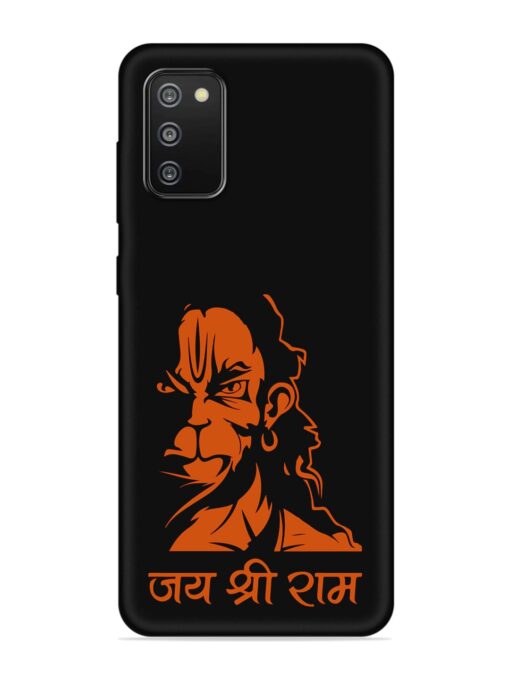 Angry Hanuman Embossed Soft Silicone Case for Samsung Galaxy F02S Zapvi