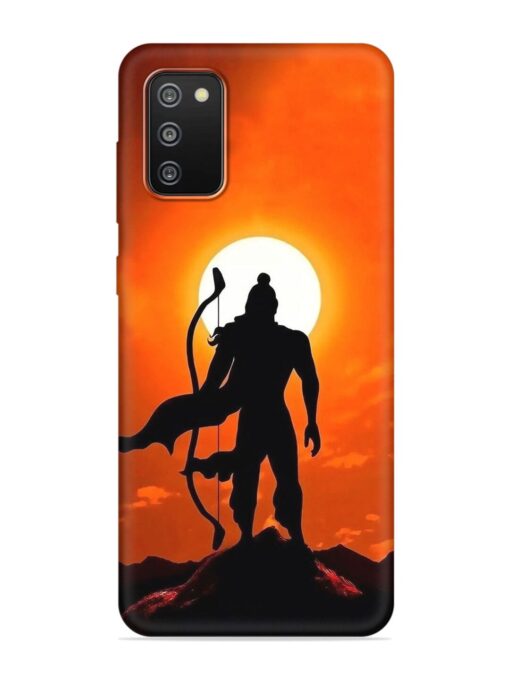 Shree Ram Embossed Soft Silicone Case for Samsung Galaxy F02S Zapvi