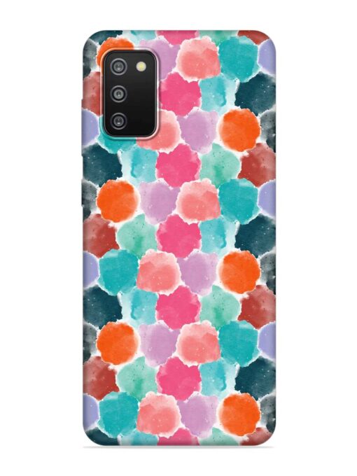 Colorful Seamless Pattern Embossed Soft Silicone Case for Samsung Galaxy F02S