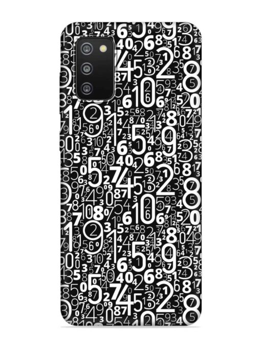 Many Numbers Different Embossed Soft Silicone Case for Samsung Galaxy F02S