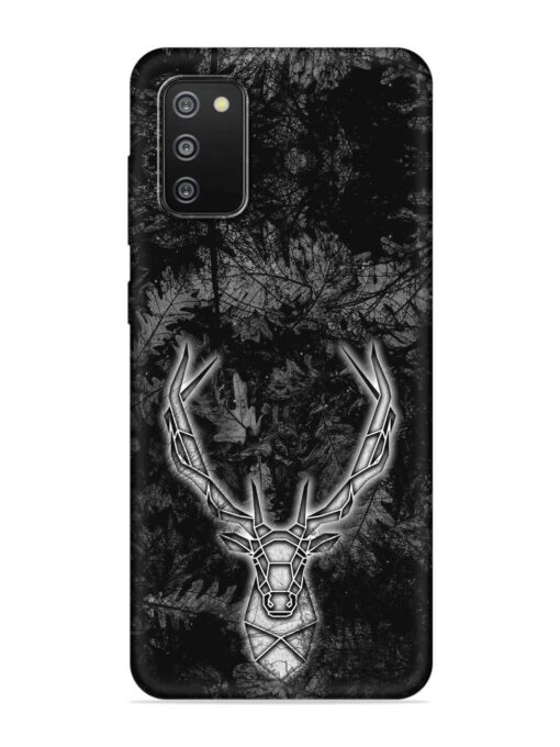 Ancient Deer Embossed Soft Silicone Case for Samsung Galaxy F02S Zapvi