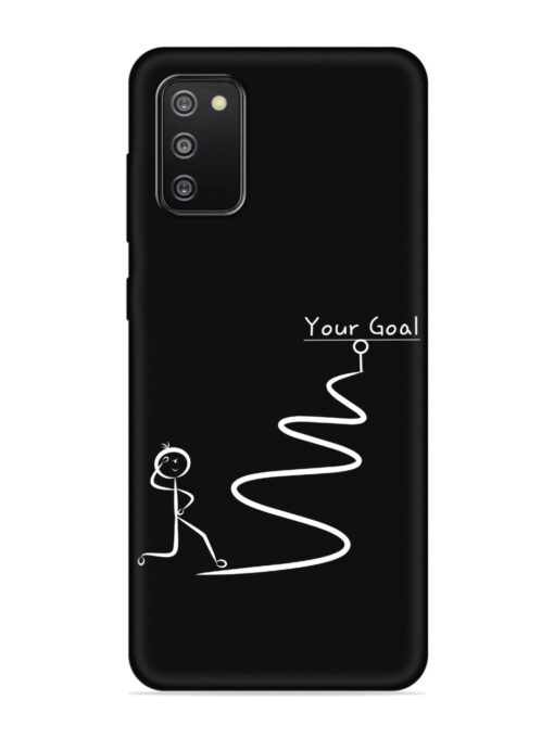 Your Goal Embossed Soft Silicone Case for Samsung Galaxy F02S