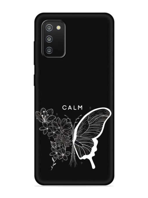 Calm Embossed Soft Silicone Case for Samsung Galaxy F02S Zapvi