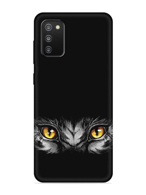 Scary Eye Embossed Soft Silicone Case for Samsung Galaxy F02S